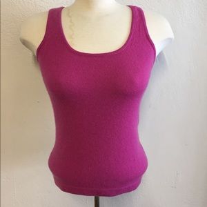 Dawson Cashmere Company Magenta tank